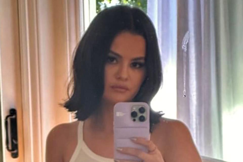 <p>Selena Gomez/Instagram</p> Selena Gomez in a newly shared selfie.