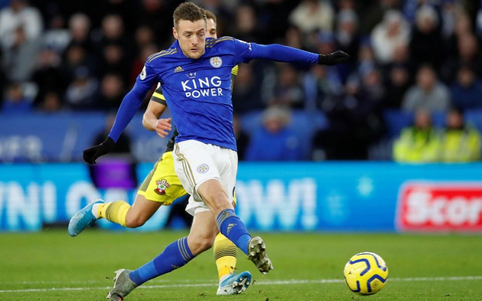 Jamie Vardy has been in fine form this season and is at the top of the Premier League scoring charts - Action Images via Reuters