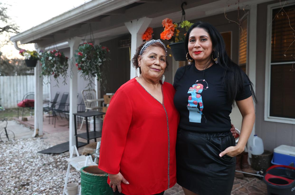 Enriqueta Maldonado and her daughter Monica fed over 75 people with hundreds of home cooked meals in a coordinated effort to help those most in need from the community as water and electric service went out in Austin due to winter storms. The pair is photographed at the family home in Dove Springs on Wednesday, Feb. 24, 2021. 
