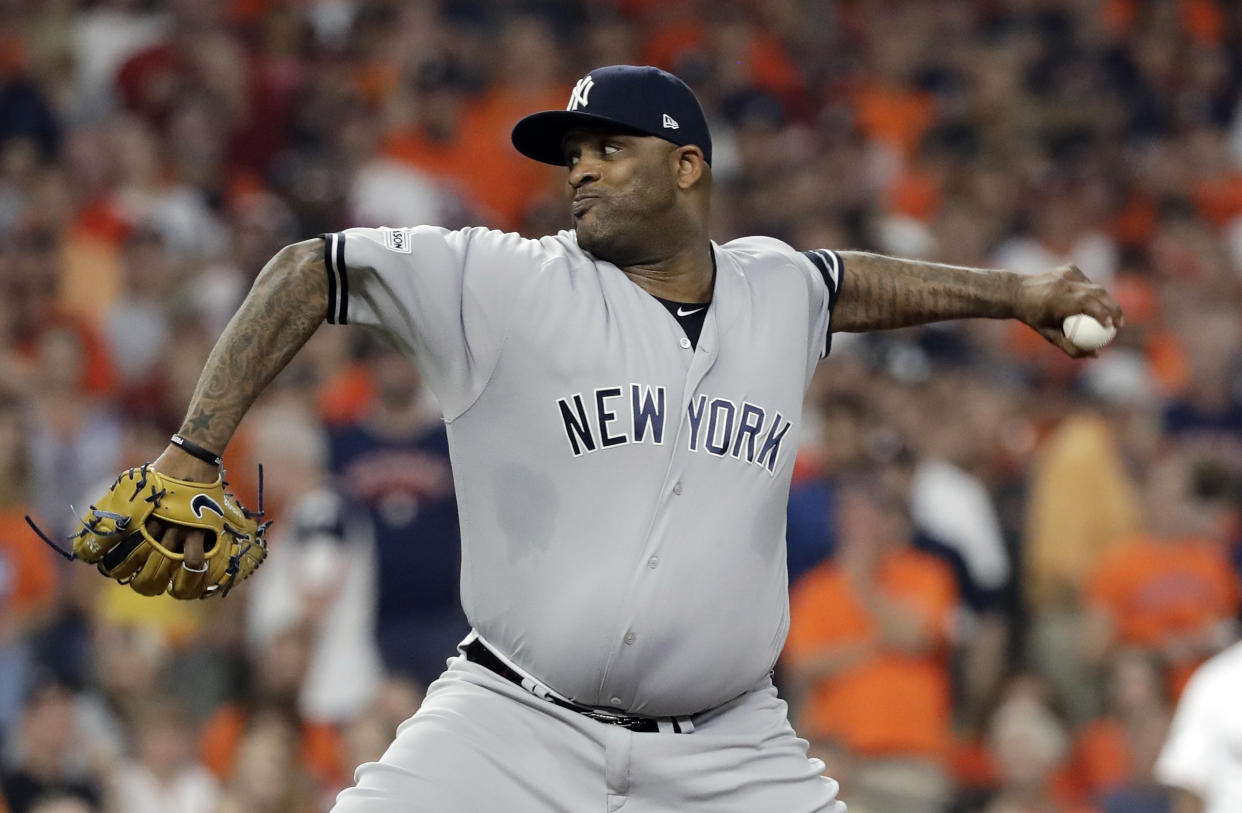 CC Sabathia's reason for re-signing with the Yankees is pretty logical. (AP)