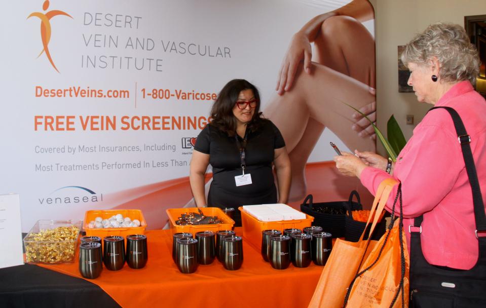 Presenting sponsor Desert Vein & Vascular offers complimentary vein health screening.