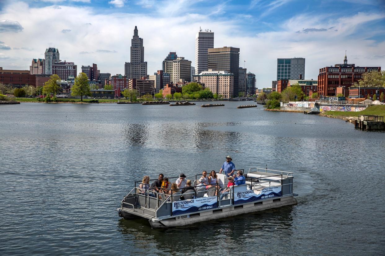 Check out the city's skyline and architecture on a riverboat tour with the Providence River Boat Company.