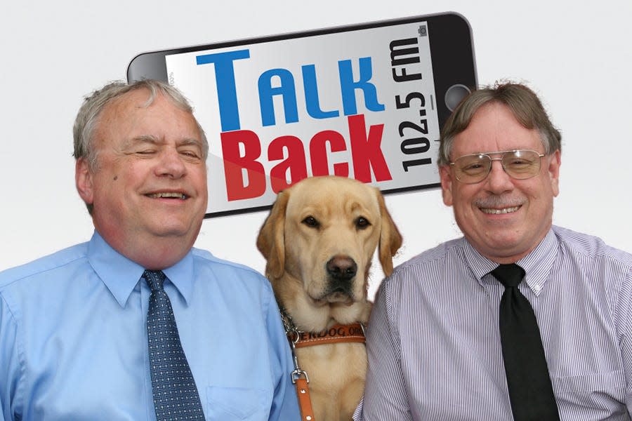 "Talk Back" with Doug Spade, Mike Clement and Major is heard from 9 a.m. to noon on Saturdays on 102.5 FM.