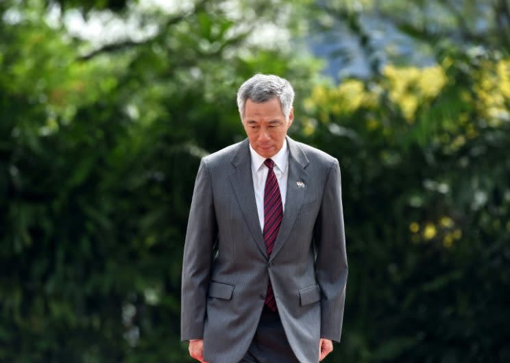 Photo of Singapore Prime Minister Lee Hsien Loong: AFP