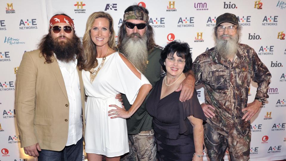 Willie Robertson, Korie Robertson, Phil Robertson, Miss Kay Robertson and Si Robertson, 2012