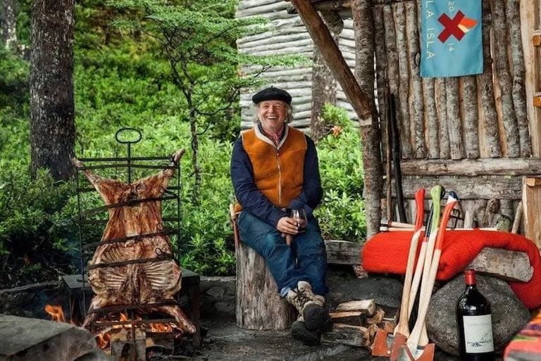 La Soplada, la isla de Francis Mallmann en el Lago LaPlata, Chubut (Foto: plansouthamerica.com)