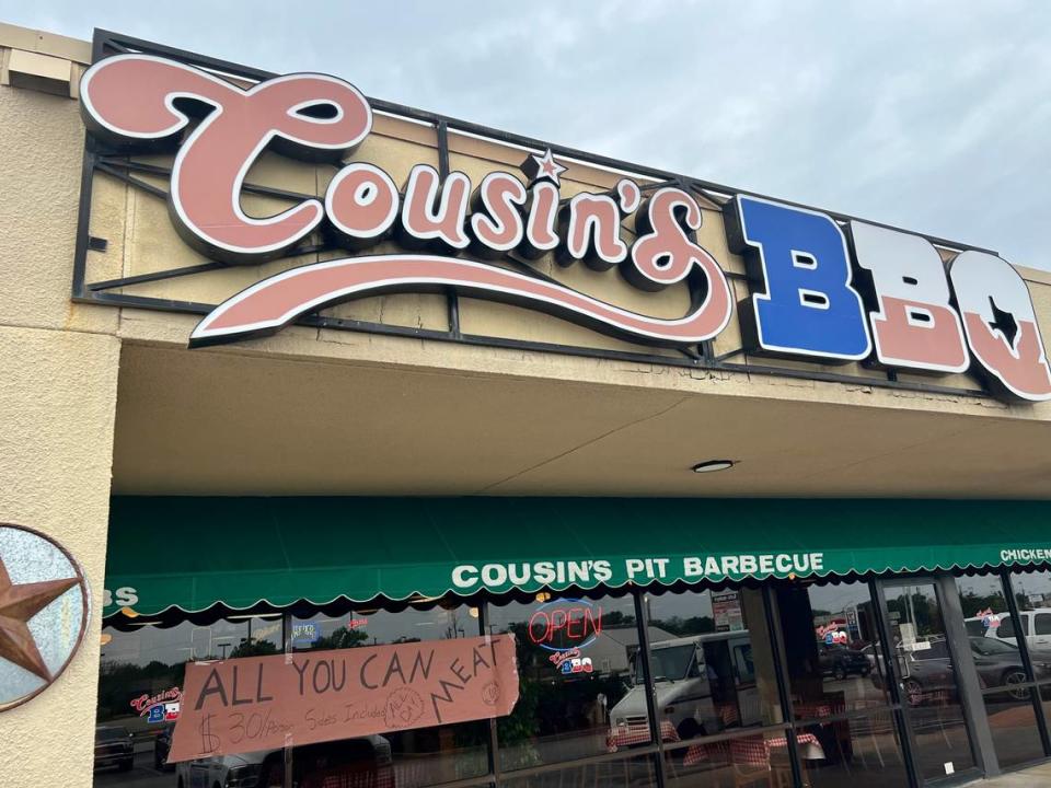 Cousins BBQ’s original McCart Avenue location on April 4, 2023.