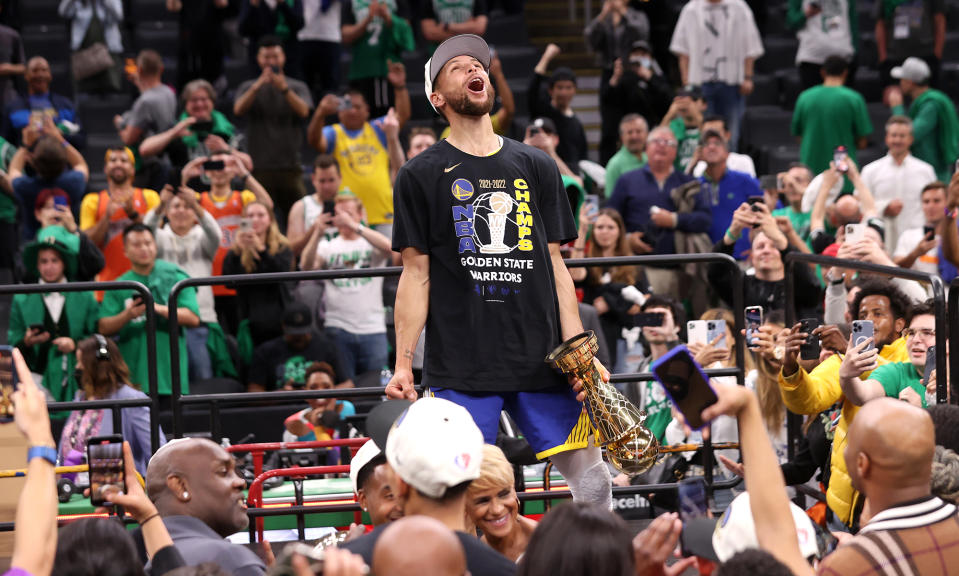 See the Best Photos from Stephen Curry and the Warriors' 2022 NBA Finals Win