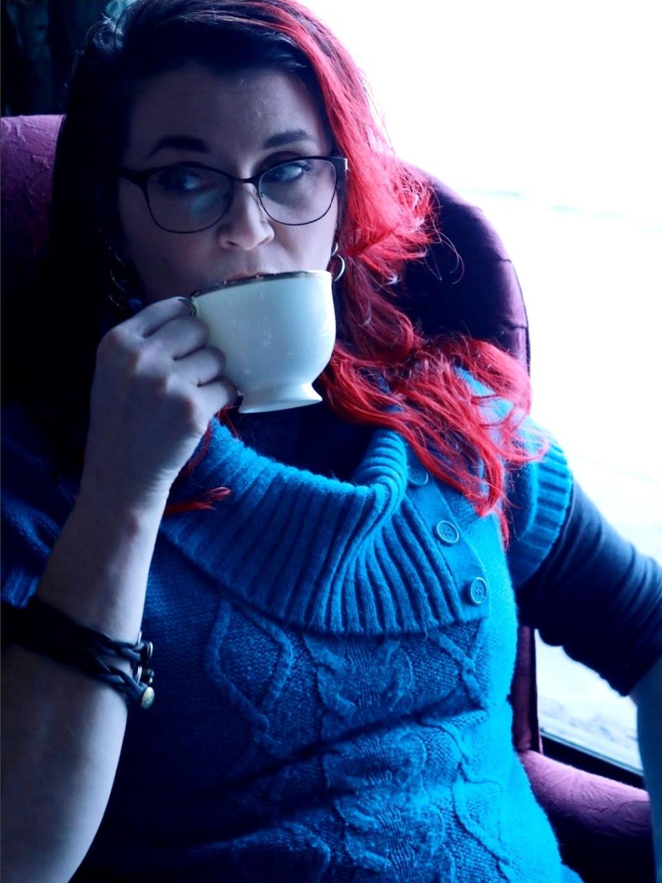 Vallie Prince loves to enjoy a cup to tea to relax.