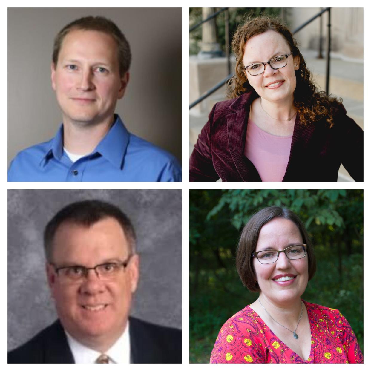 Allen Bierbaum, Angie DeWaard, William Scott Dryer and Sabrina Shields-Cook were elected to the Ames School Board in Tuesday's election.