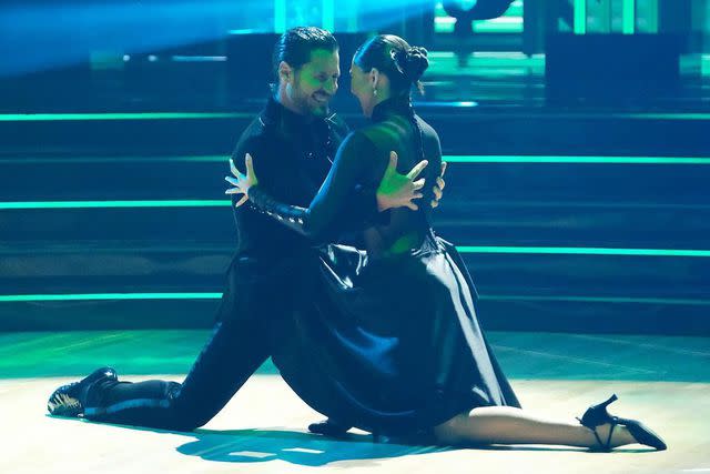 ABC/ Disney+ Xochitl Gomez and Val Chmerkovskiy on 'Dancing With the Stars'