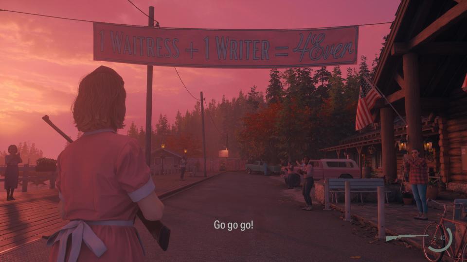 A screenshot from Alan Wake 2 Night Springs DLC