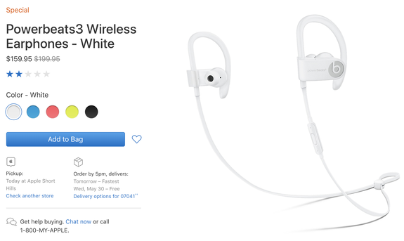 Apple's limited time sale on Beats is available now.