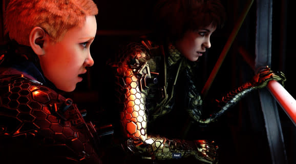 Sophia (left) and Jessica are the daughters of BJ Blazkowicz in Wolfenstein: Youngblood.