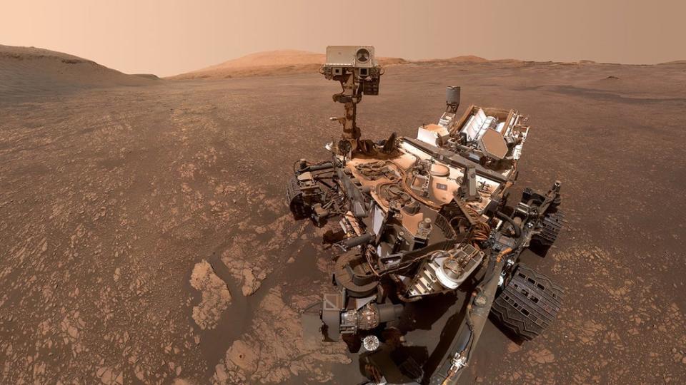 Selfie taken by Nasa Curiosity rover on 12 May, 2019 (NASA/JPL-Caltech/MSSS)