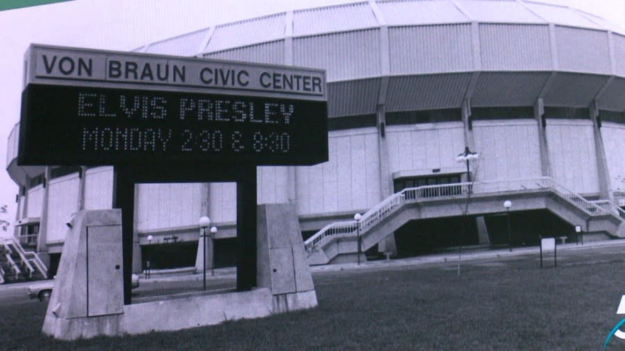 Photo of Von Braun Center for Elvis Presley concert