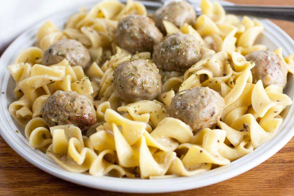 Beef Stroganoff Meatballs