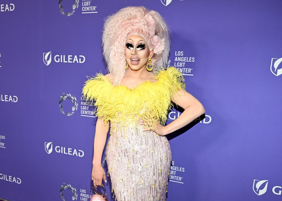 Brigitte Bandit at The Los Angeles LGBT Center Gala held at the Fairmont Century Plaza on April 22, 2023 in Los Angeles, California.