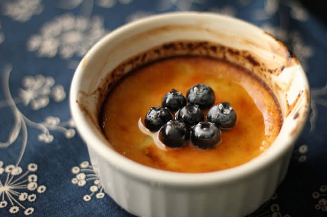 <strong>Get the <a href="http://www.adventures-in-cooking.com/2011/05/baked-blueberry-custard-with-lemon.html" target="_blank">Baked Blueberry Custard recipe</a> from Adventures in Cooking</strong>