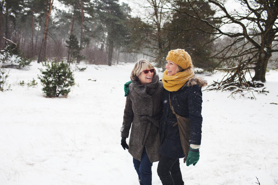 Wrapping up warm when outside in cold temperatures is extra important if you have respiratory disease. (Getty Images)