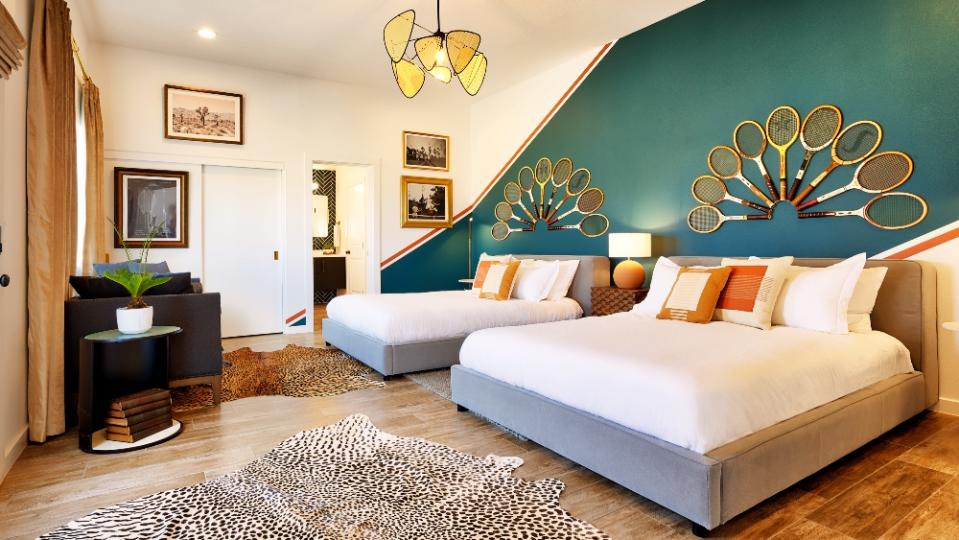 Bedroom with two queen beds. - Credit: Joshua Tree Country Club