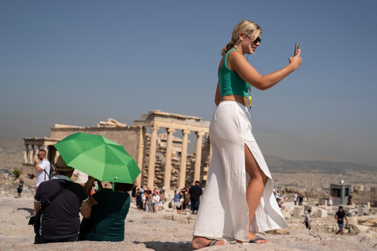 The heatwave in Greece (Copyright 2023 The Associated Press. All rights reserved.)