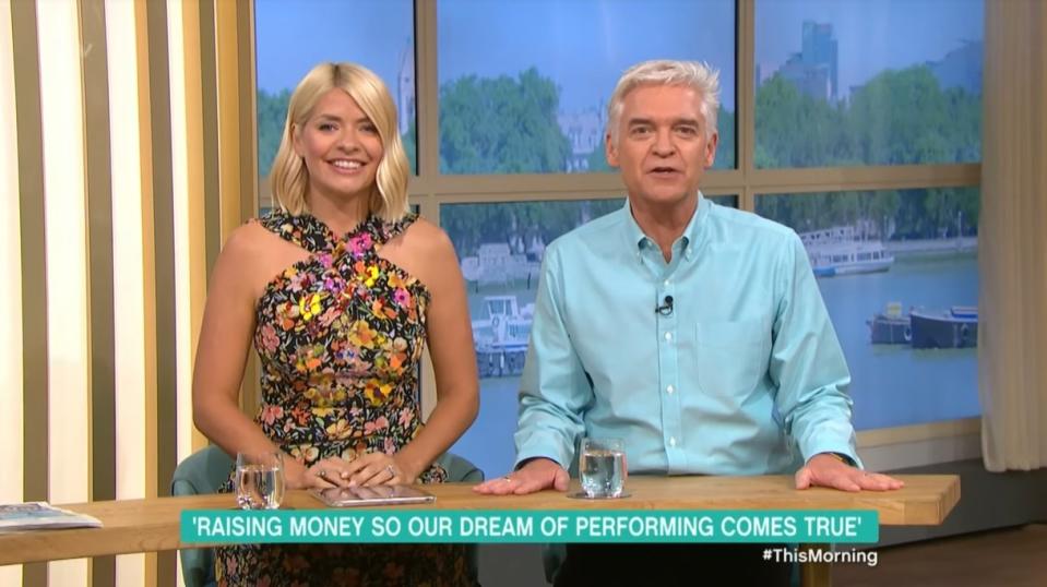 Holly Willoughby and Phillip Schofield donated £5,000 of their own money to Catcote Academy in today's episode (ITV)