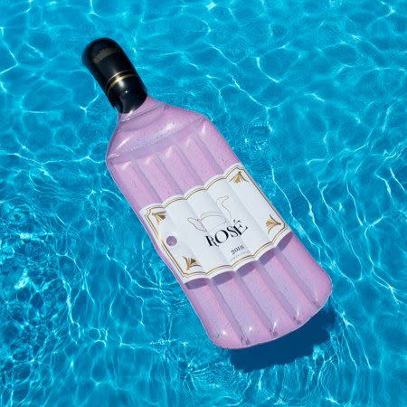 22) Swimline Vinyl Inflatable Rose Wine Bottle