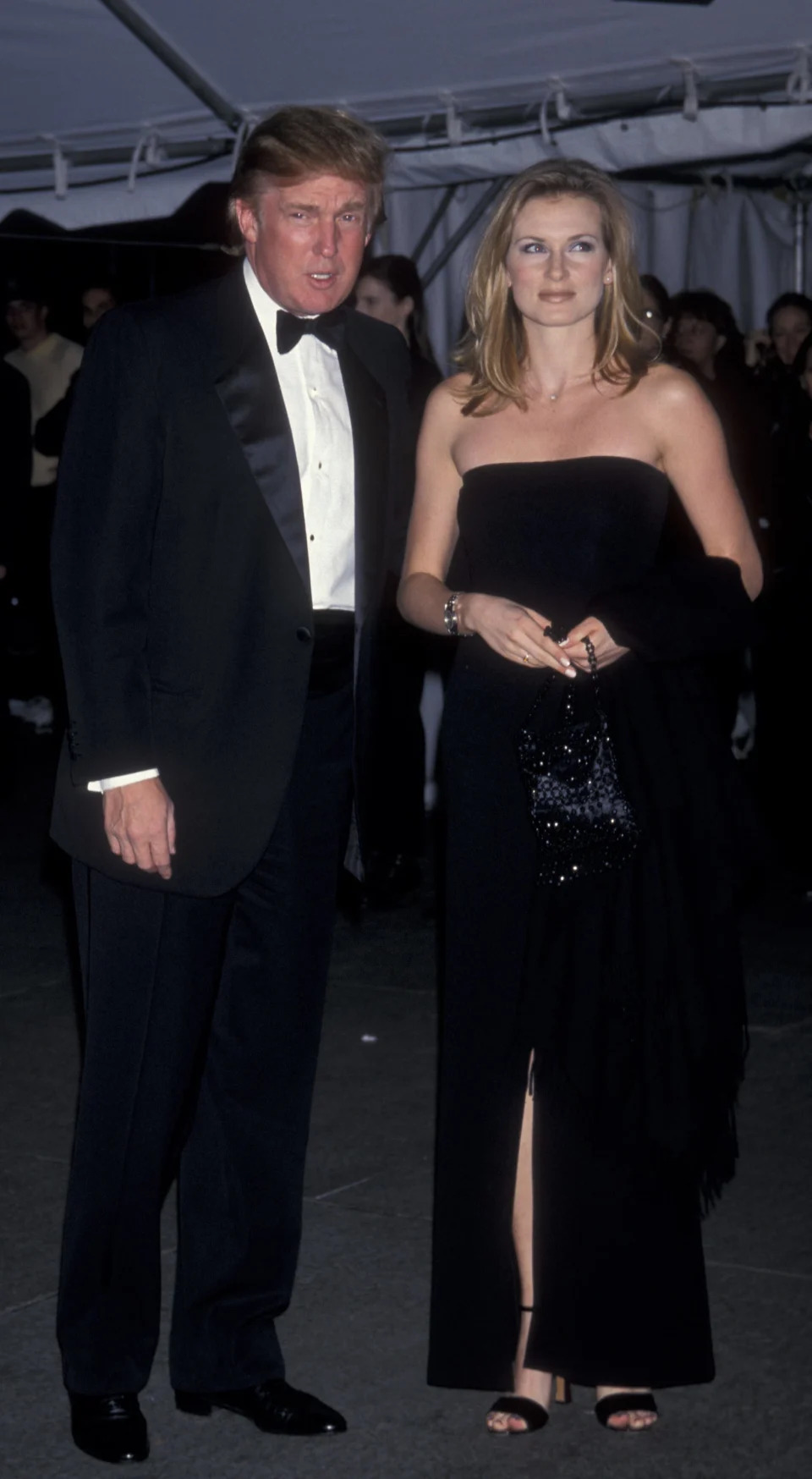 Donald Trump and Andrea Murray at the Met Gala in 1998