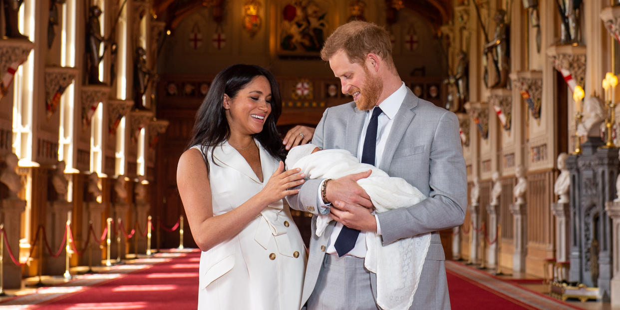 The Duke & Duchess Of Sussex Pose With Their Newborn Son (Dominic Lipinski / Getty Images)