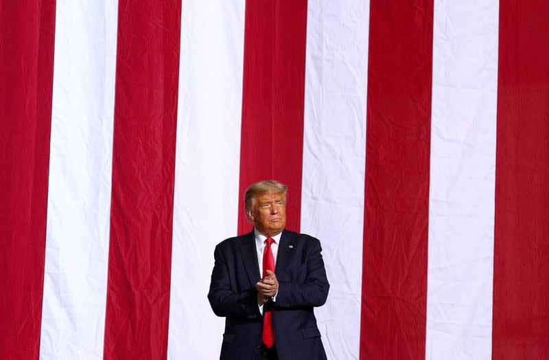 FILE PHOTO: U.S. President Donald Trump campaign rally in Gastonia, North Carolina