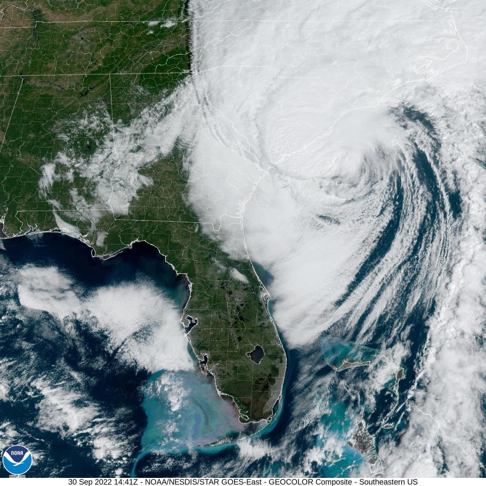 A cold front following Hurricane Ian brought "fall-like" weather to the Treasure Coast with temperatures in the low to mid 80s and "much drier, much cooler air," said meteorologist Kole Fehling, with the National Weather Service in Melbourne.