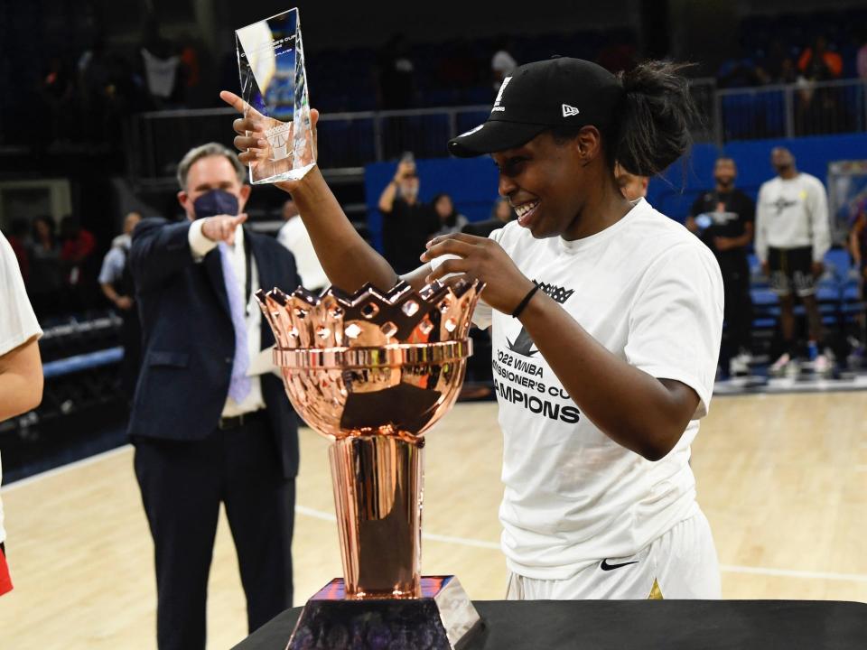 The WNBA Commissioner's Cup MVP revealed she 'lost somebody close