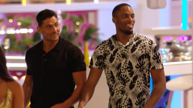 Remi pictured on his first night in the Love Island villa (Photo: ITV/Shutterstock)