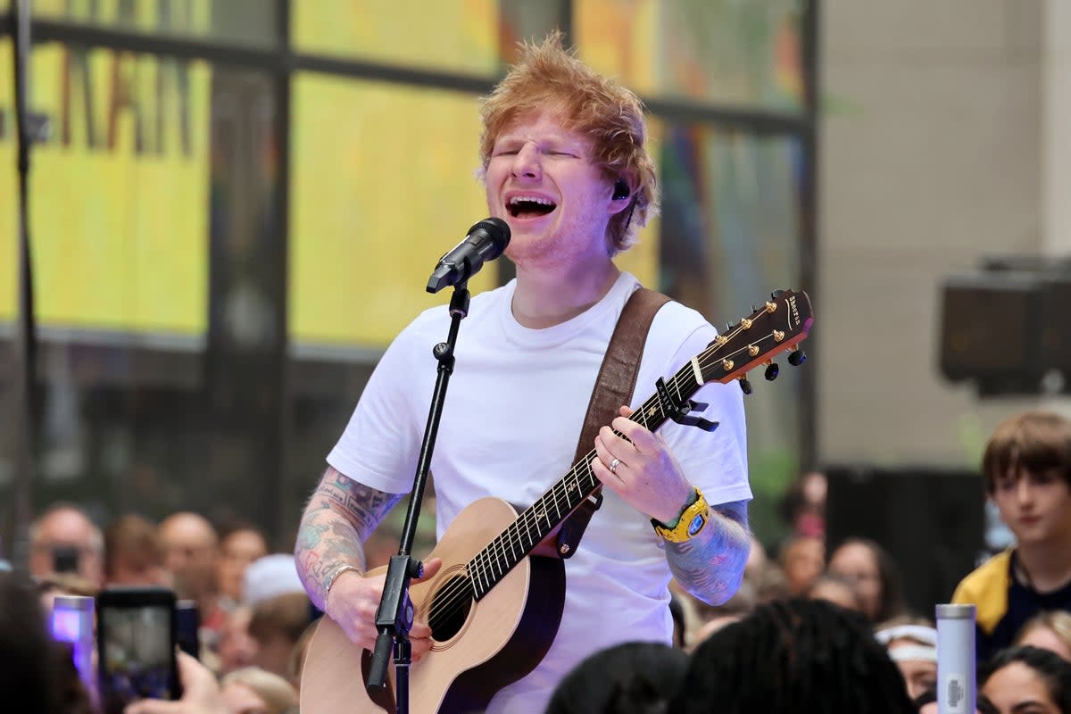 Ed Sheeran paid £39.6m in tax, according to The Times (Getty Images)