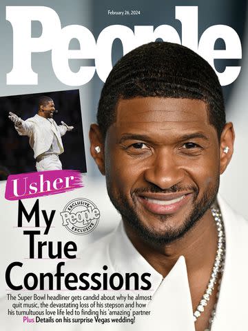 Usher on the cover of PEOPLE