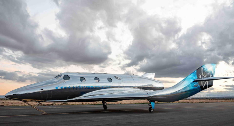 Virgin Galactic's second suborbital rocket powered crewed spaceplane