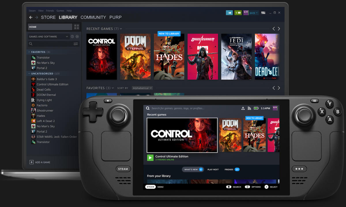 The latest Steam Deck beta version supports transfer from PC games, eliminating the need to download again