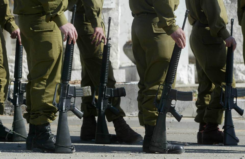 Armed Israel Defence Forces soldiers.