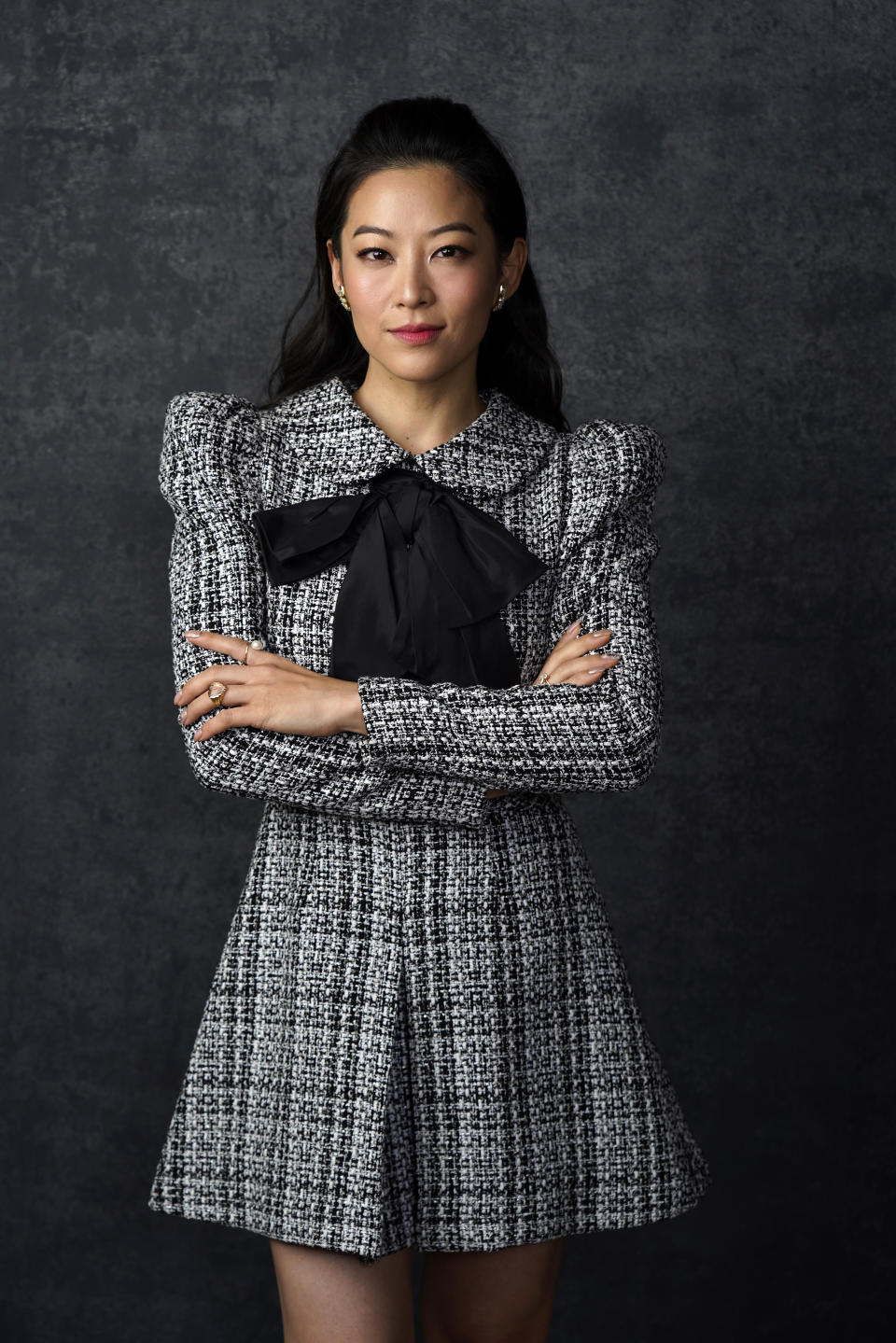 Actor Arden Cho poses for a portrait to promote her Netflix series "Partner Track," Monday, Aug. 15, 2022, in Los Angeles. (AP Photo/Chris Pizzello)