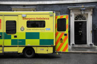 <p>An ambulance is parked outside 10 Downing Street in London, Britain, May 15, 2017. (Photo: Toby Melville/Reuters) </p>