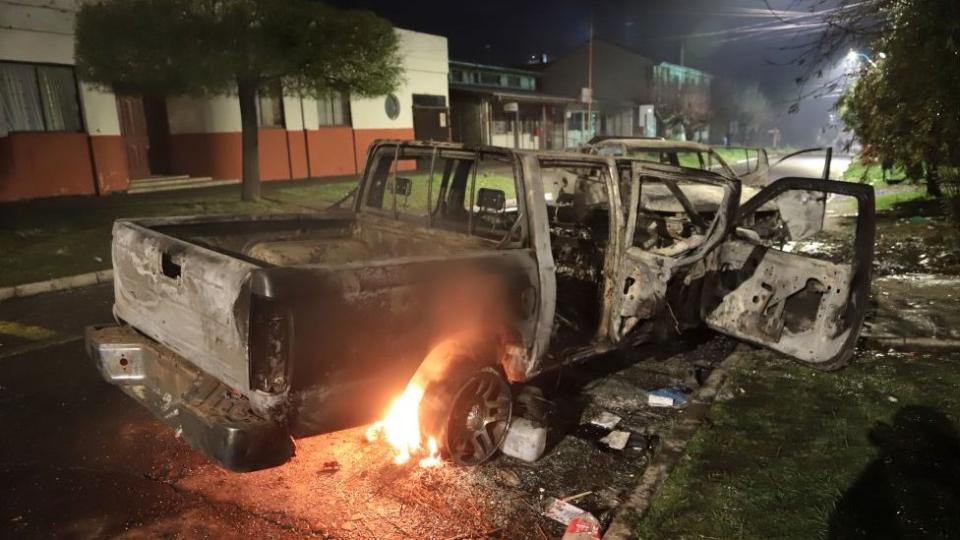 Ataque incendiario en plena "zona roja" mapuche.