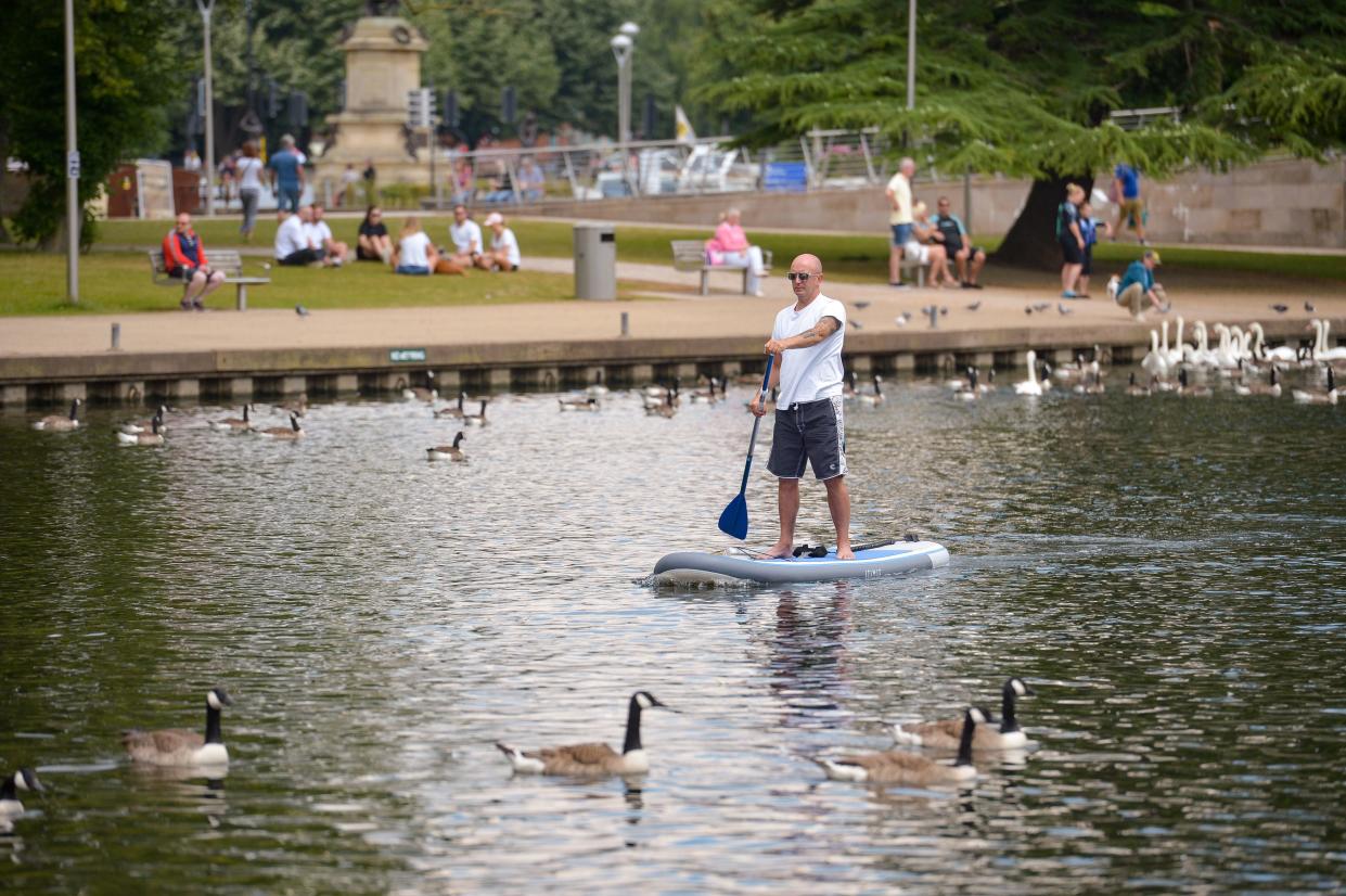 River Avon in Stratford-upon-Avon, Warwickshire (PA)