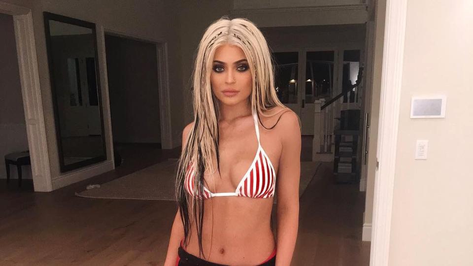 Kylie Jenner's Christina Aguilera Costume