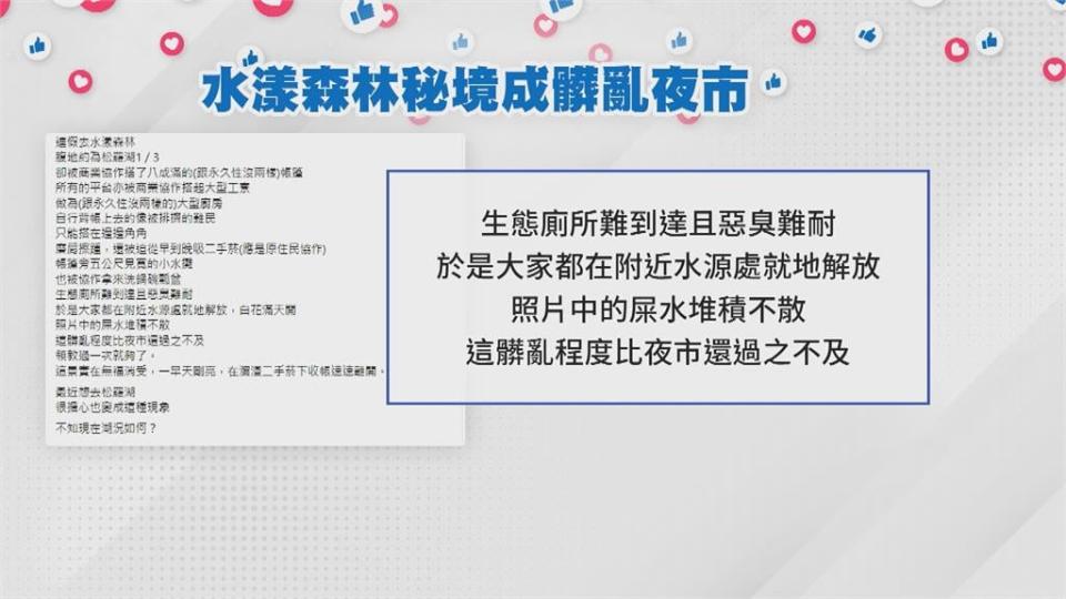 阿里山水漾森林變調！　遊客控祕境蓋工寮　比夜市還髒亂