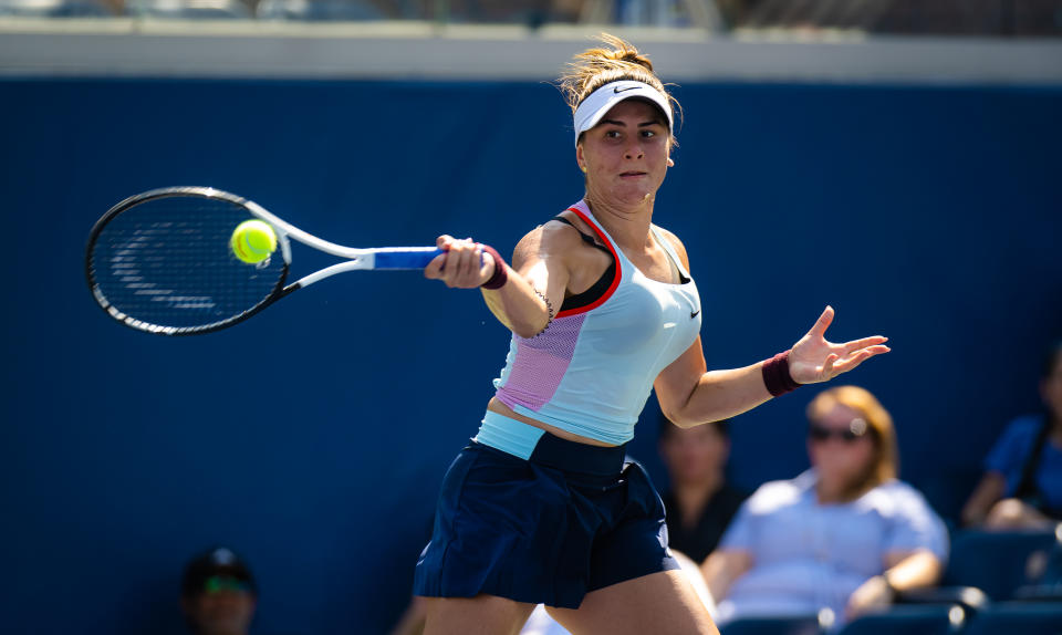 Andreescu regresó a pista con otra indumentaria. (Foto: Robert Prange / Getty Images).