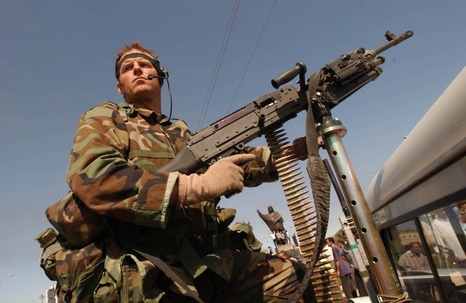 US special operations soldier in Kirkuk Iraq