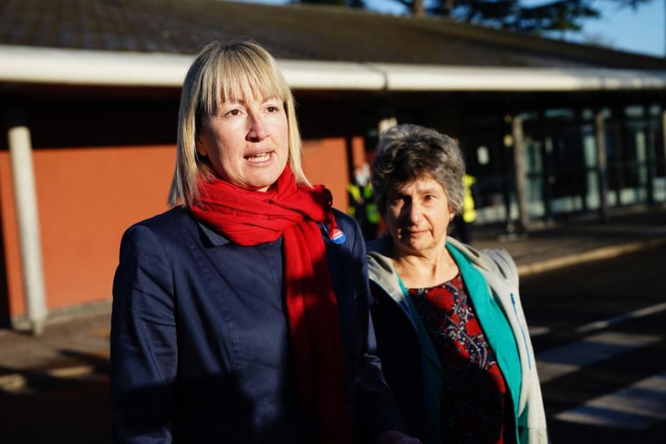 Emma Smart (left), with Dr Diana Warner, said thousands die ‘sad, lonely deaths’ (Aaron Chown/PA) (PA Wire)