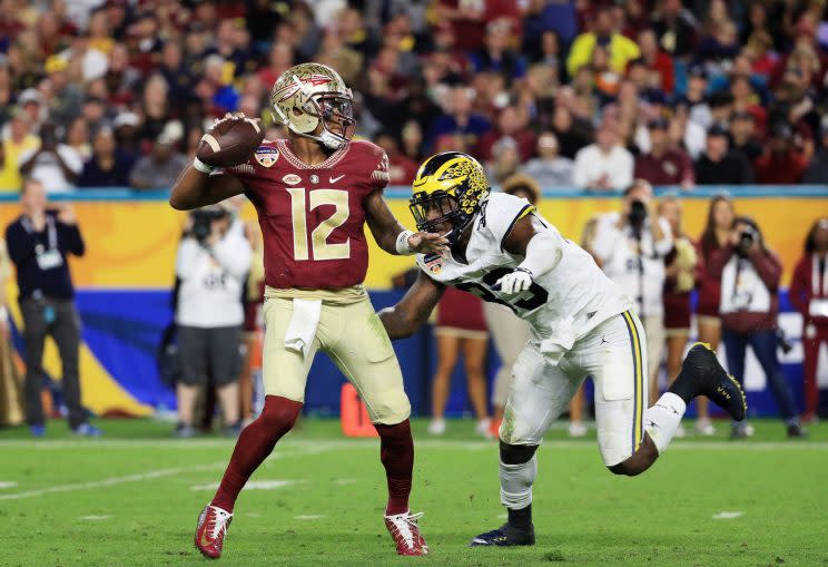 Florida State QB Deondre Francois is the best returning quarterback in the ACC. (Getty)