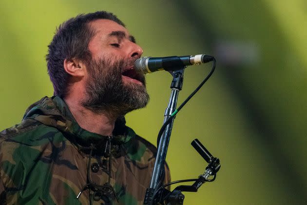 Liam Gallagher performing earlier this week